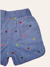Floral Embroidered Short